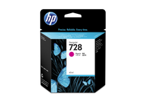 ������� � ����� �� �������������� �������� � ������� HP 728, Magenta (40 ml)