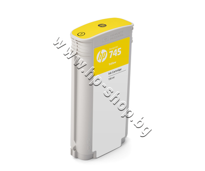 F9J96A ������� HP 745, Yellow (130 ml)