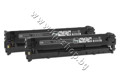 CE320AD ����� HP 128A �� CM1415/CP1525 2-pack, Black (2x2K)