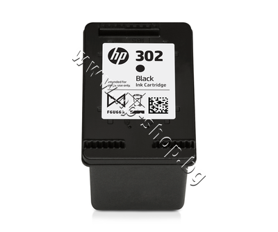 F6U66AE ������ HP 302, Black