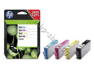 N9J73AE ������� HP 364 combo 4-pack, 4 �����
