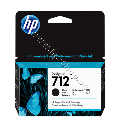 3ED70A ������� HP 712, Black (38 ml)