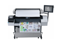 �������������� �������� � ������� � ������ HP DesignJet T1200 HD mfp