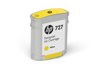 ������� � ����� �� �������������� �������� � ������� HP 727, Yellow (40 ml)