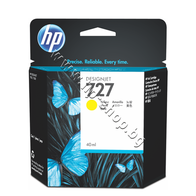 B3P15A ������� HP 727, Yellow (40 ml)