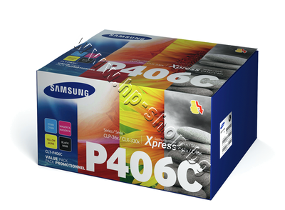 SU375A ����� Samsung CLT-P406C �� SL-C410/C460 4-pack, 4 ����� (4.5K)