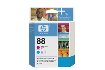 ������� � ����� �� ���������������� �������� � ����� HP 88, Magenta + Cyan