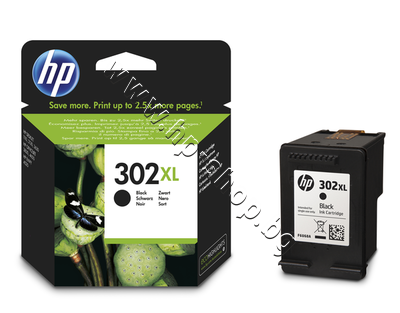 F6U68AE ������ HP 302XL, Black