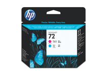 ������� � ����� �� �������������� �������� � ����� HP 72, Magenta + Cyan