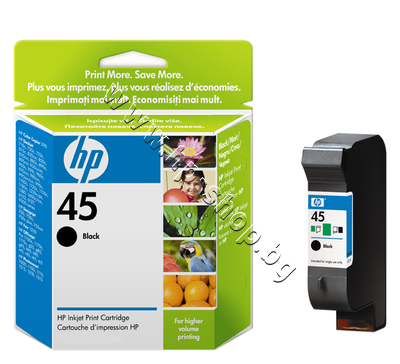 51645AE ������ HP 45, Black