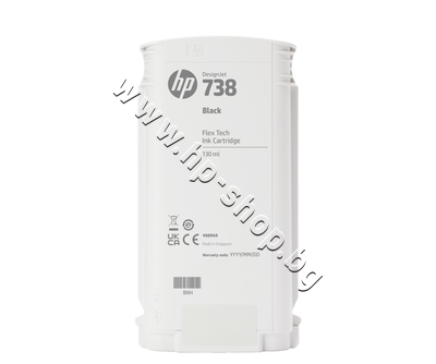 498N4A ������� HP 738, Black (130 ml)