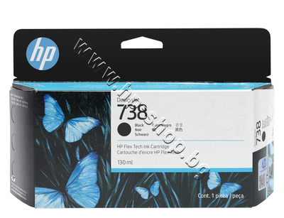 498N4A ������� HP 738, Black (130 ml)