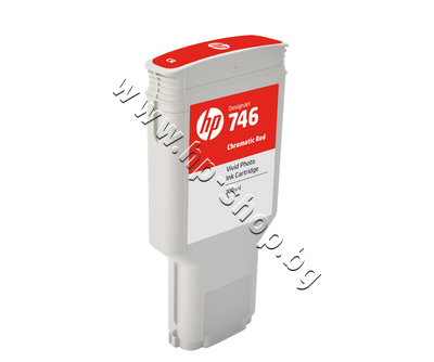 P2V81A ������� HP 746, Chromatic Red (300 ml)