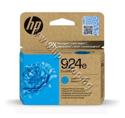 4K0U7NE ������� HP 924e, Cyan