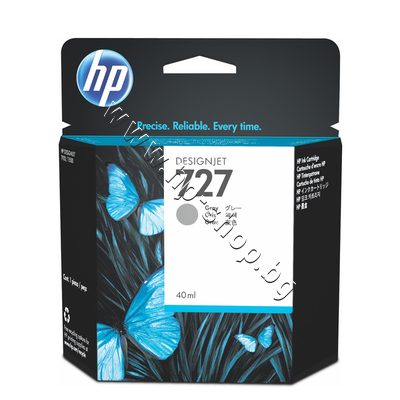 B3P18A ������� HP 727, Grey (40 ml)