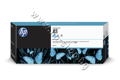 C4931A ������� HP 81, Cyan (680 ml)