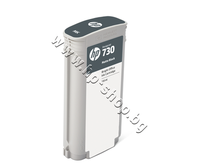 P2V65A ������� HP 730, Matte Black (130 ml)