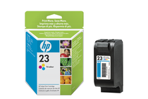 ������� � ����� �� ���������������� �������� � ������ HP 23, Tri-color