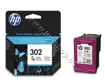 F6U65AE ������ HP 302, Tri-color