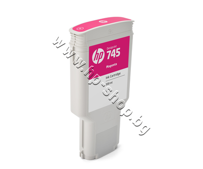 F9K01A ������� HP 745, Magenta (300 ml)