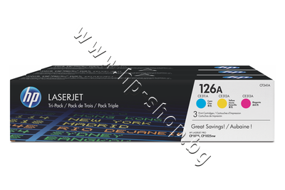 CF341A ����� HP 126A �� CP1025/M175/M275 3-pack, 3 ����� (3x1K)