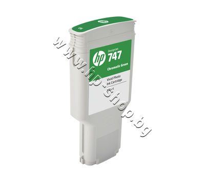 P2V84A ������� HP 747, Chromatic Green (300 ml)