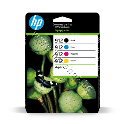 6ZC74AE ������� HP 912 combo 4-pack, 4 �����
