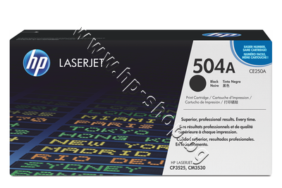 CE250A ����� HP 504A �� CP3525/CM3530, Black (5K)