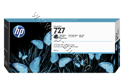 C1Q12A ������� HP 727, Matte Black (300 ml)