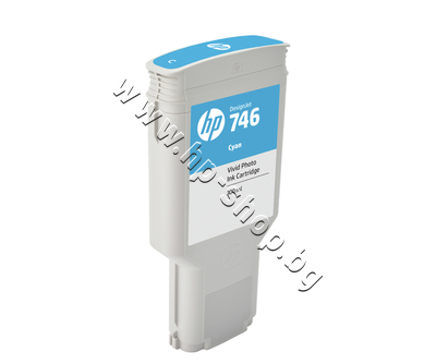 P2V80A ������� HP 746, Cyan (300 ml)