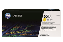 ����� ������ � ������ �� ������ ������� �������� � ����� HP 651A �� M775, Yellow (16K)