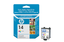 ������� � ����� �� ���������������� �������� � ������� HP 14, Tri-color