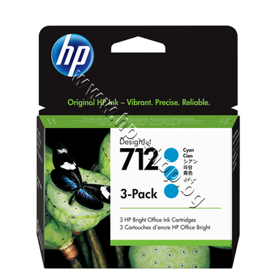 3ED77A ������� HP 712 3-pack, Cyan (3x29 ml)